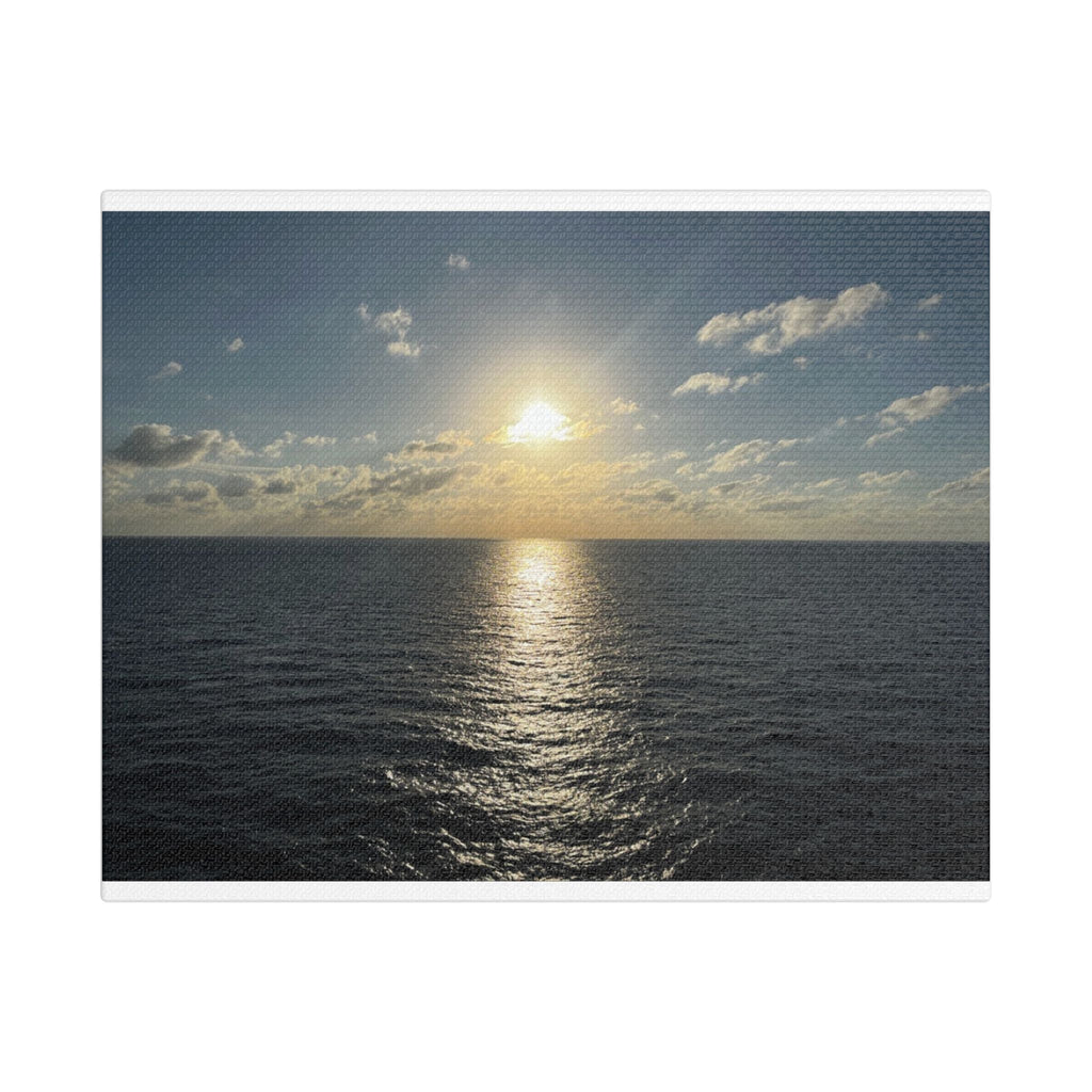Golden Wake — Canvas Print 10x8