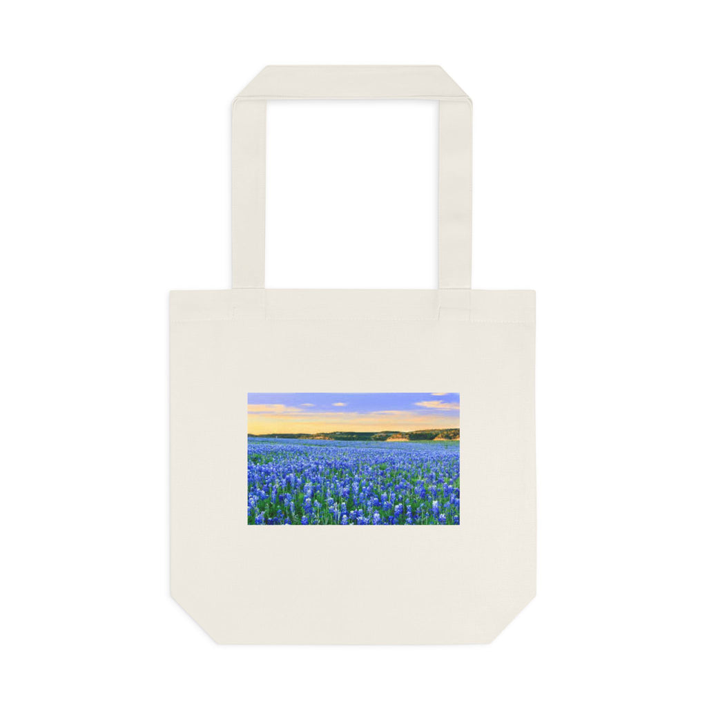 Bluebonnet Sea — Cotton Tote Bag