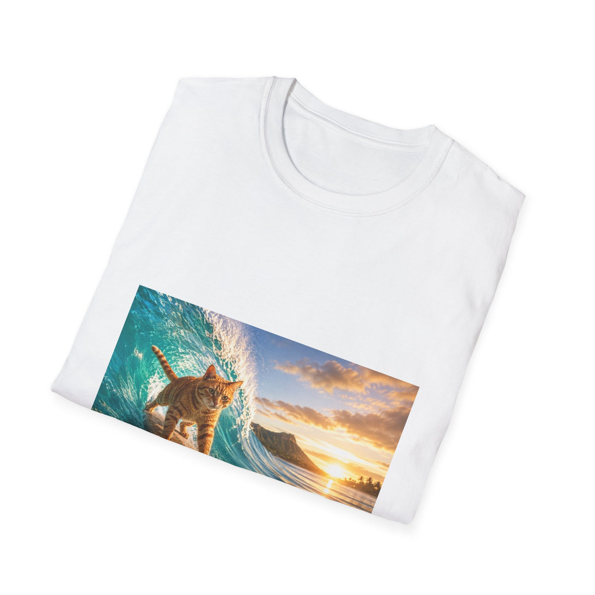 Cowabunga Cat — Unisex T-Shirt
