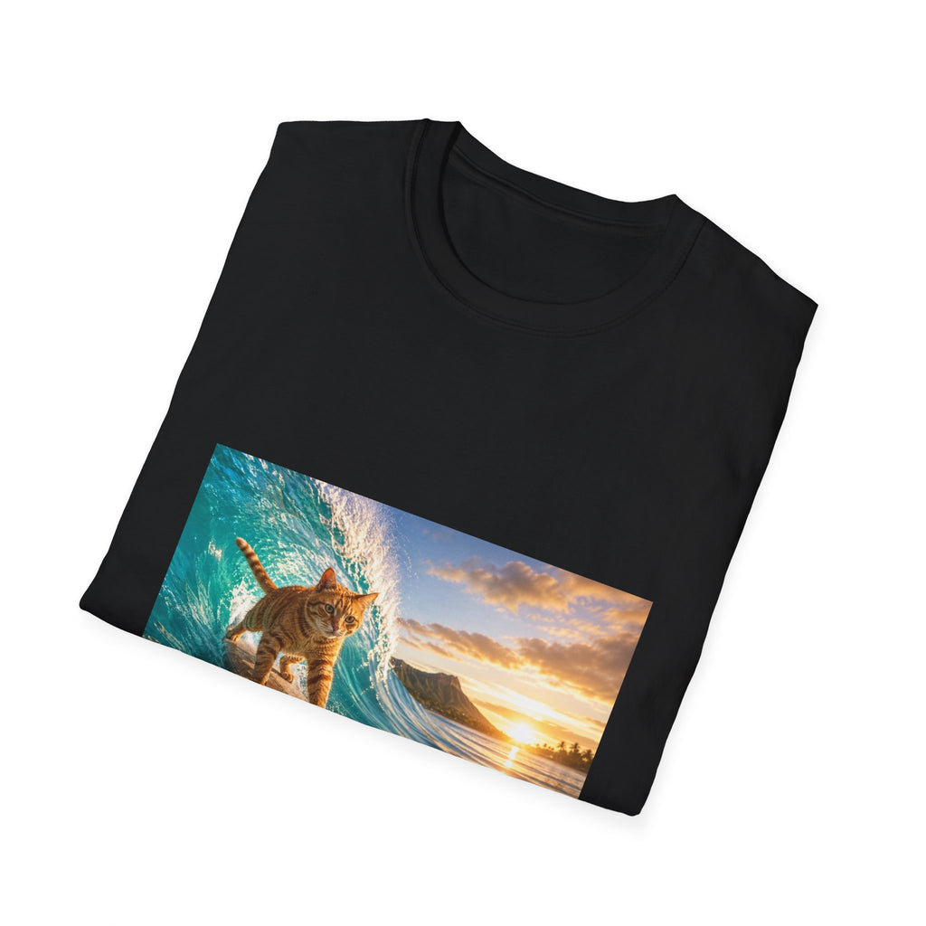 Cowabunga Cat — Unisex T-Shirt